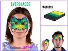 Load image into Gallery viewer, Global Body Art Face Paint  - Rainbow Cake Everglades 50gr
