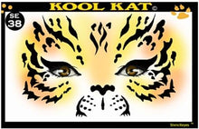 Load image into Gallery viewer, Stencil Eyes / Mask- Face Painting Stencil - Kool Kat
