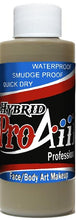 Load image into Gallery viewer, ProAiir Alcohol Based Hybrid Airbrush Body Paint 2oz - Rotted Flesh / Zombie
