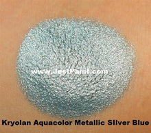 Load image into Gallery viewer, Kryolan Face Paint  Aquacolor - Metallic Silver Blue - 2oz/60gr
