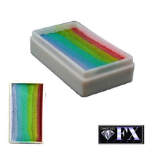 Load image into Gallery viewer, DFX Face Paint Rainbow Cake -Small Blurred Lines (RS30-4) 30gr #4
