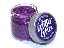 Load image into Gallery viewer, Art Factory | Glitter Glaze Face &amp; Body Glitter Paint - Purple (1 fl oz)
