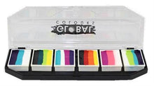 Load image into Gallery viewer, Global Fun Stroke Face Paint Palette - Rainbow Burst
