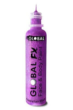 Load image into Gallery viewer, Global FX Face Painting Glitter Gel - Purple 36ml/1.2oz
