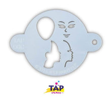 Load image into Gallery viewer, TAP 080 Face Painting Stencil - Princess Face
