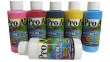 Load image into Gallery viewer, ProAiir Alcohol Based Hybrid Airbrush Body Paint Set - 6 Basic 2oz Bottles
