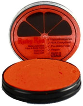 Load image into Gallery viewer, Ruby Red Face Paint- Regular Orange

