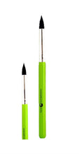 Load image into Gallery viewer, Cameleon Face Painting Brush - Genie Petal (short green handle)
