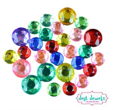 Load image into Gallery viewer, Jest Jewelz - Round Gems - Multicolored - (1/2 Cup - Approx. 400 Pieces)
