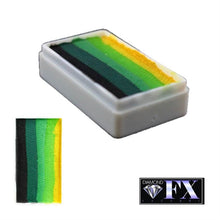 Load image into Gallery viewer, DFX Face Paint Rainbow Cake - Small Green Carpet (RS30-8) 30gr #8
