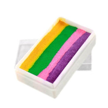 Load image into Gallery viewer, DFX Face Paint Rainbow Cake - Small Carribean Punch 30gr

