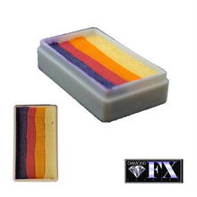 Load image into Gallery viewer, DFX Face Paint Rainbow Cake - Small Papaya Party (RS30-12) 30gr #12
