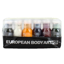 Load image into Gallery viewer, Endura Alcohol-Based Airbrush Body Paint - 6 Color Primary Kit - 1oz Bottles
