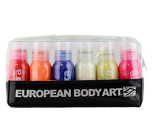 Load image into Gallery viewer, Endura Alcohol-Based Airbrush Paint - 6 Color Fluorescent Kit-  1oz Bottles

