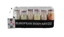 Load image into Gallery viewer, Endura Alcohol-Based Airbrush Body Paint - 6 Color Iridescent Kit - 1oz Bottles
