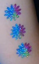 Load image into Gallery viewer, Glitter Tattoo Stencil - Butterflies Mini #81
