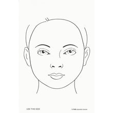 Load image into Gallery viewer, FAB Wipeable Face Painting Practice Board - Single Child Face
