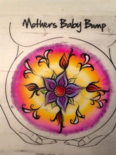 Load image into Gallery viewer, FAB Wipeable Belly Painting Practice Board - Mother's Baby Bump
