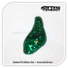Load image into Gallery viewer, Global FX Face Painting Glitter Gel - Emerald Green 36ml/1.2oz
