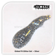 Load image into Gallery viewer, Global FX Face Painting Glitter Gel - Silver 36ml/1.2oz
