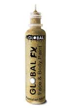 Load image into Gallery viewer, Global FX Face Painting Glitter Gel - Soft Gold 36ml/1.2oz
