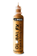 Load image into Gallery viewer, Global FX Face Painting Glitter Gel - Gold 36ml/1.2oz
