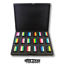 Load image into Gallery viewer, Global Face Paint Pro Palette - 18 Fun Strokes

