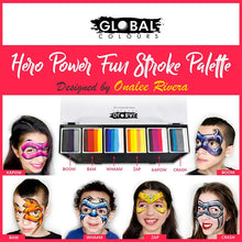 Load image into Gallery viewer, Global Fun Stroke Paint Palette - Hero Power by Onalee Rivera
