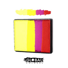 Load image into Gallery viewer, Global Body Art Face Paint  - Rainbow Cake Spain 50gr
