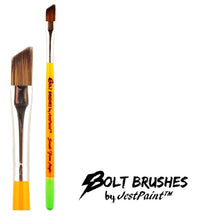 Load image into Gallery viewer, BOLT Face Painting Brushes by Jest Paint - Small FIRM Angle (1/4")
