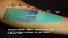 Load image into Gallery viewer, Jest Paint Metallic Aqua Blue 18ml aprox
