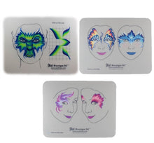 Load image into Gallery viewer, Jest Design It Face Painting Practice Board Kit (3 Boards)
