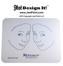 Load image into Gallery viewer, Jest Design It Face Painting Practice Board - 2 SIDE View Kids

