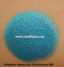 Load image into Gallery viewer, Kryolan Face Paint  Aquacolor Interferenz - GB (green/blue) - 2oz/60gr - Discontinuing Soon
