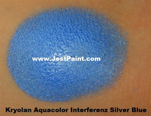 Load image into Gallery viewer, Kryolan Face Paint  Aquacolor Interferenz - Silver Blue-G - 2oz/60gr -Discontinuing Soon
