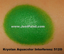 Load image into Gallery viewer, Kryolan Face Paint  Aquacolor Interferenz - 512G (Green) - 2oz/60gr -Discontinuing Soon
