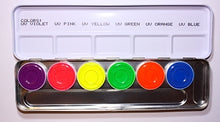 Load image into Gallery viewer, Kryolan Aquacolor Palette - UV 6 Colors
