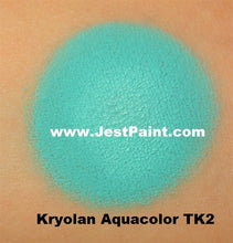 Load image into Gallery viewer, Kryolan Face Paint  Aquacolor - TK2 (Teal) - 30ml
