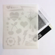 Load image into Gallery viewer, Glisten Up Brush On Glitter Tattoos - Silver
