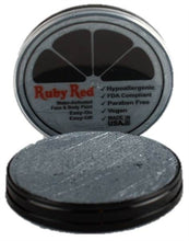 Load image into Gallery viewer, Ruby Red Face Paint - Metallic Gun Metal
