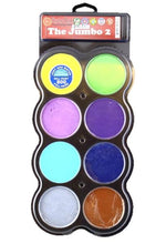 Load image into Gallery viewer, Ruby Red Face Paint - 8 Color Jumbo 2 Palette (Pastels Plus)
