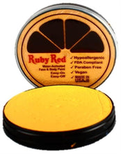 Load image into Gallery viewer, Ruby Red Face Paint - Regular Yellow
