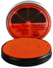 Load image into Gallery viewer, Ruby Red Face Paint- Regular Orange
