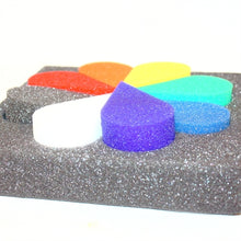 Load image into Gallery viewer, Ruby Red - Petal Face Painting Sponges - Rainbow Pack of 8
