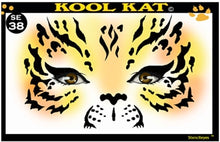 Load image into Gallery viewer, Stencil Eyes / Mask- Face Painting Stencil - Kool Kat
