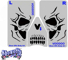 Load image into Gallery viewer, Stencil Eyes / Mask - Face Painting Stencil - Voodoo
