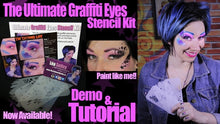 Load image into Gallery viewer, Ultimate Graffiti Eyes Stencil Kit
