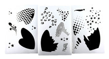 Load image into Gallery viewer, Butterfleyes- Graffiti Butterfly Face Painting Stencil Kit
