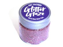 Load image into Gallery viewer, Art Factory | Glitter Glaze Face &amp; Body Glitter Paint - Rose Gold (Pink) (1 fl oz)
