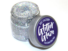 Load image into Gallery viewer, Art Factory | Glitter Glaze Face &amp; Body Glitter Paint - Silver (1 fl oz)
